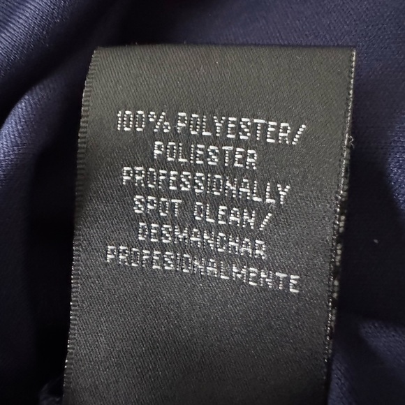 Rare Vintage JR Nites Dress -Navy Blue Ruffles, Size 14 - Excellent Condition - Picture 12 of 13